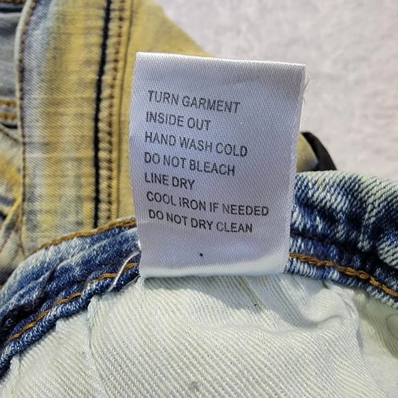 NWT PREME Mens Distressed Destroyed Denim Jeans Streetwear 38 / 34 - Picture 13 of 13